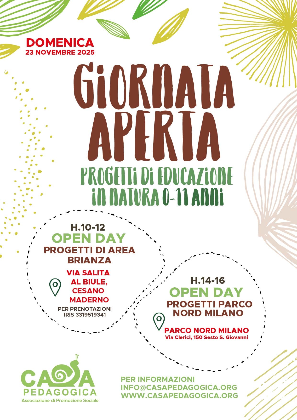 Open Day il 23 novembre!
